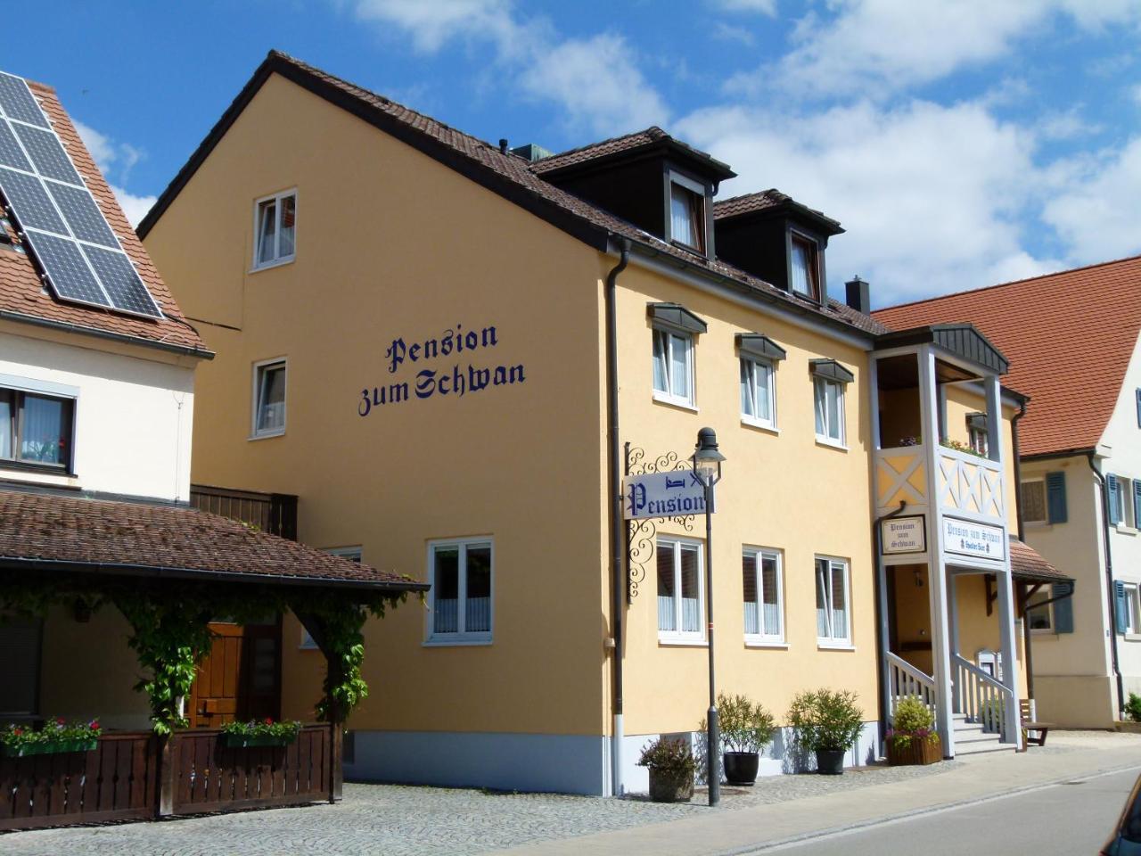 Pension "Zum Schwan" Muhr am See Exterior foto